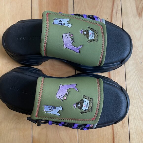 Lazy Oaf Day Off Chunky Sneaker Sliders - EU 39 - Picture 5 of 8